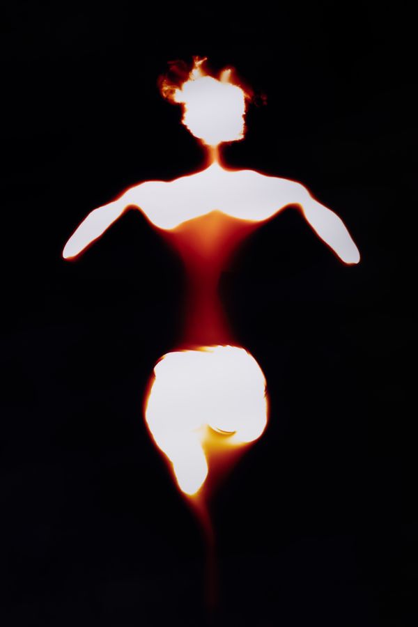 © Melanie Issaka - Locating The Personal: Contact 1 Photogram, Handmade C-type print, 149x118cm, 2021