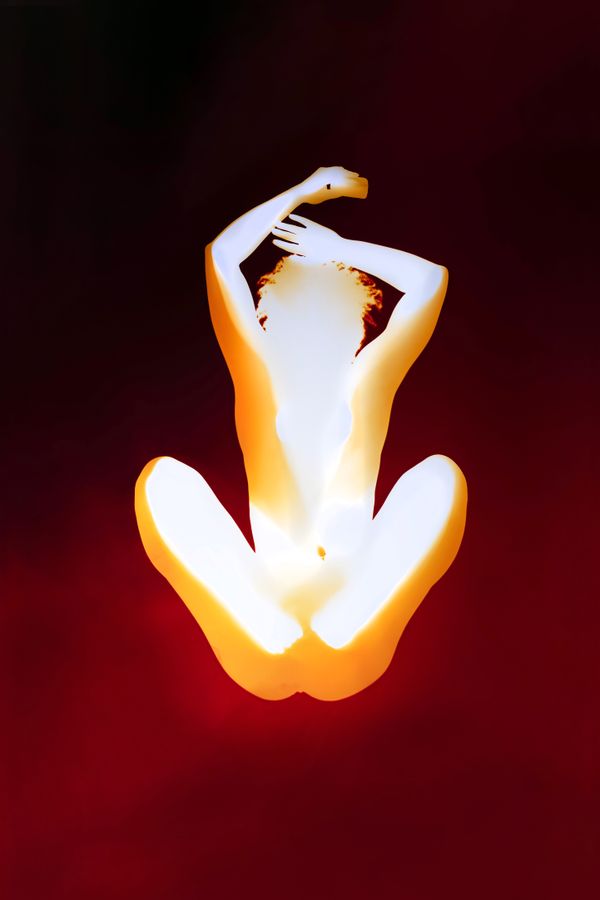 © Melanie Issaka - Locating The Personal: Contact 3 Photogram, Handmade C-type print, 180x120cm, 2021