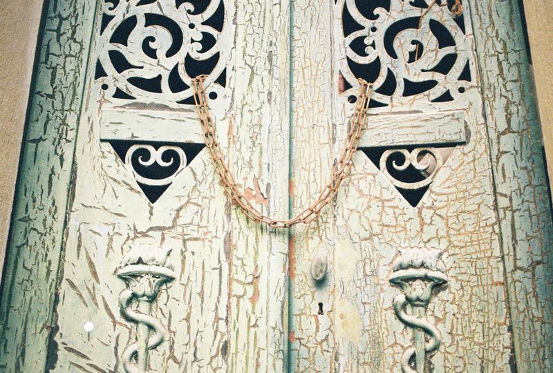 © Natalia - Locked door in the Cemetery of Santiago of Chile.