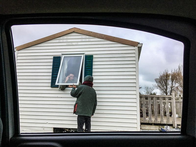 © Emma Brown - the meeting. Calais, France, 2017.
