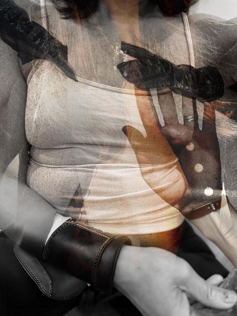 © Safia Fatimi - Image from the Self-portrait mixed media series photography project