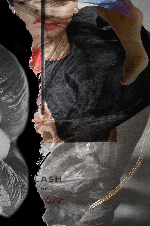 © Safia Fatimi - Image from the Self-portrait mixed media series photography project