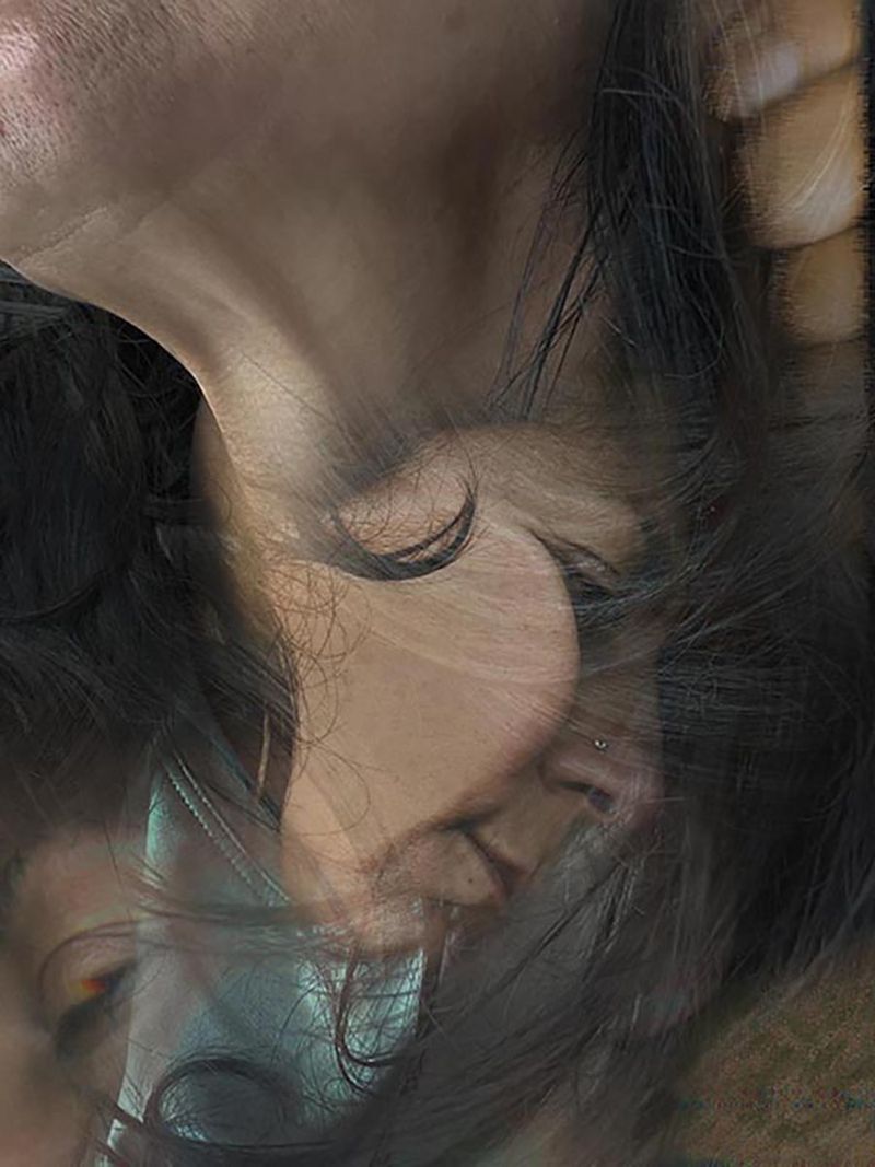 © Safia Fatimi - Image from the Self-portrait mixed media series photography project
