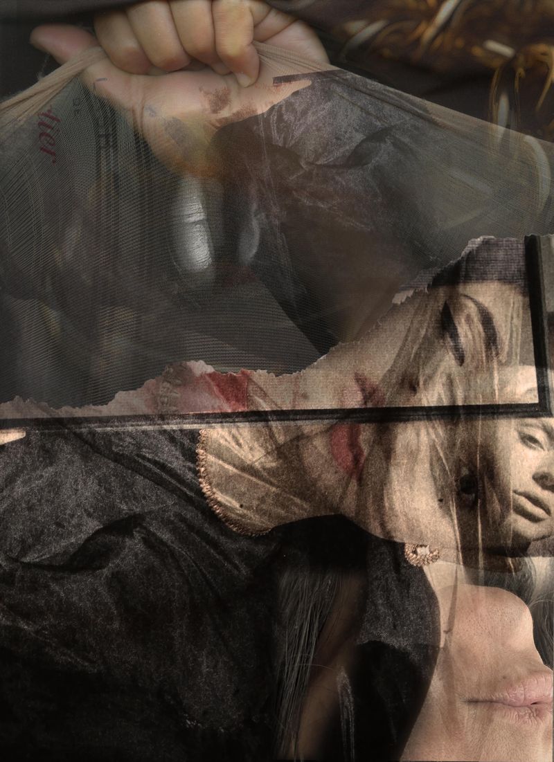 © Safia Fatimi - Image from the Self-portrait mixed media series photography project