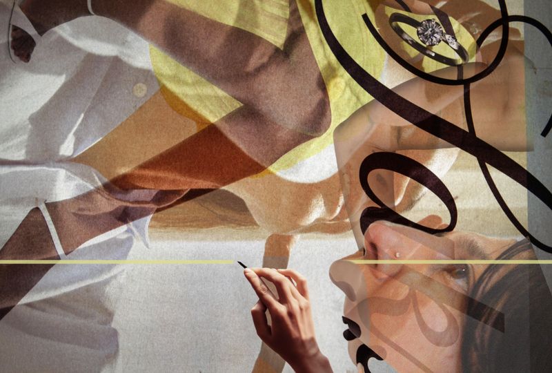© Safia Fatimi - Image from the Self-portrait mixed media series photography project