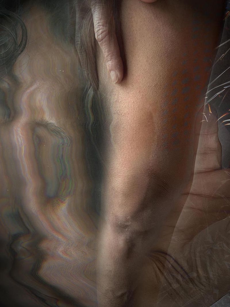 © Safia Fatimi - Image from the Self-portrait mixed media series photography project