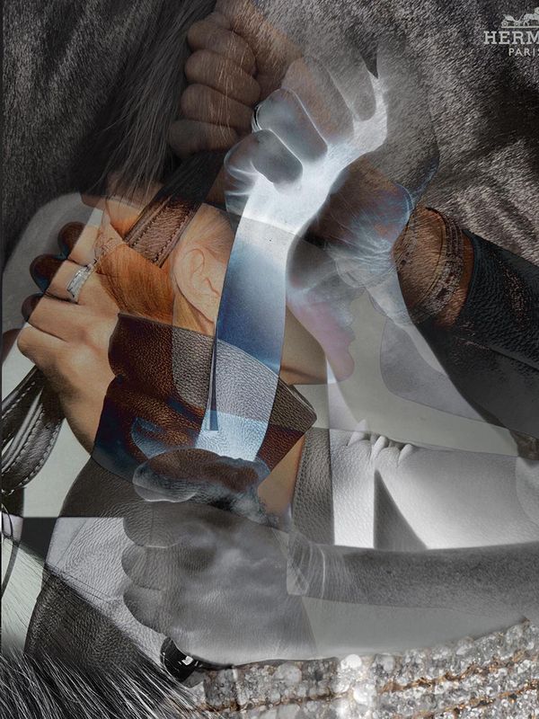 © Safia Fatimi - Image from the Self-portrait mixed media series photography project
