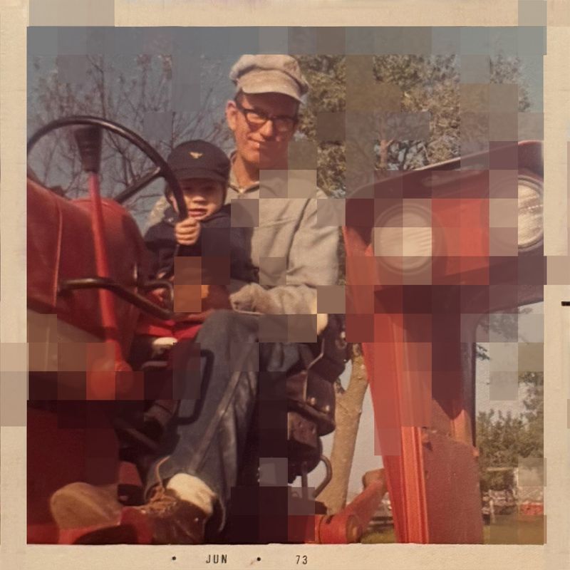 © Epiphany Knedler - On the Tractor, 1973