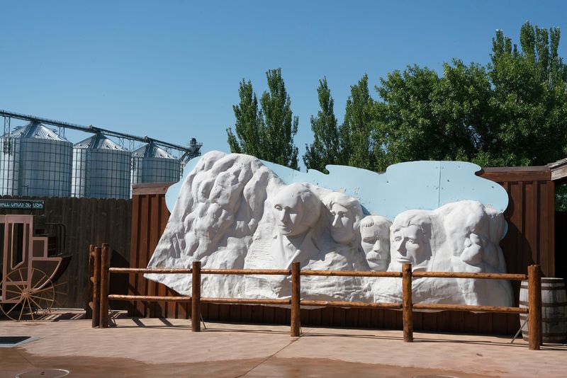 © Epiphany Knedler - Plastic Mount Rushmore