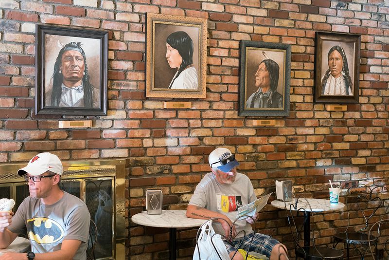 © Epiphany Knedler - Four Fathers Overlooking Tourists