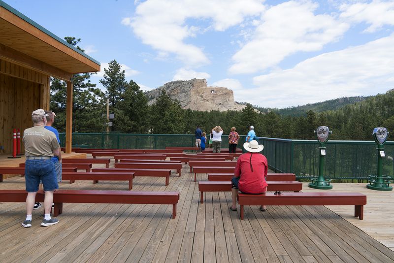 © Epiphany Knedler - Onlookers at the Unfinished Crazy Horse Memorial