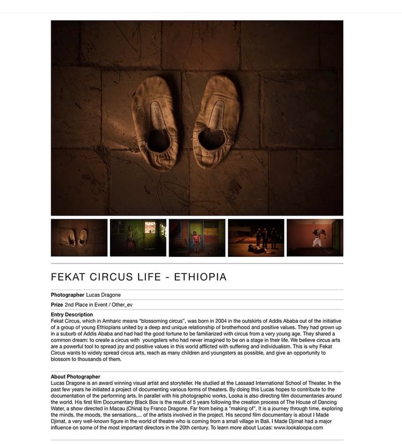 A selection of awards received.