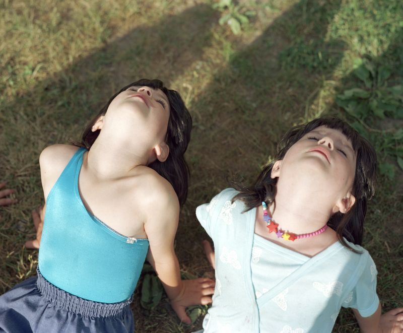© Jo Ann Walters - 16_two girls with heads back, from the series Vanity + Consolations, 1088-present
