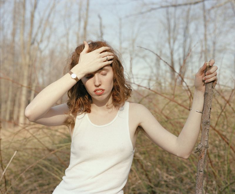 © Jo Ann Walters - 05_Caroline w hand to head holding staff, from the series Vanity + Consolations, 1988-present