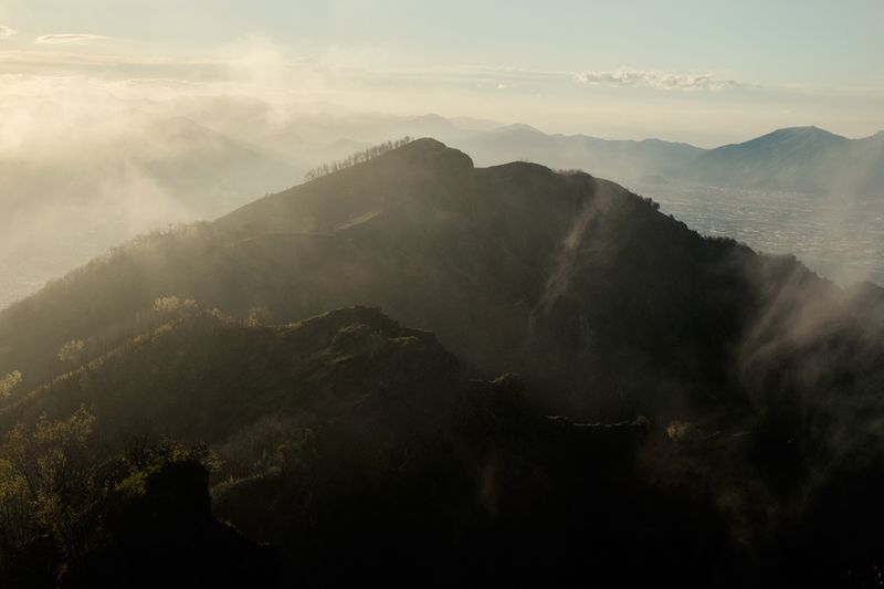 © Claire Power - A view of one of Monte Somma's peaks at dawn.