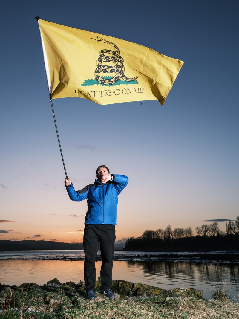 © Jack Lander - "Everyone in Scotland should be allowed to own a gun for their own protection." Jonathan Rainey - Scottish Libertarian