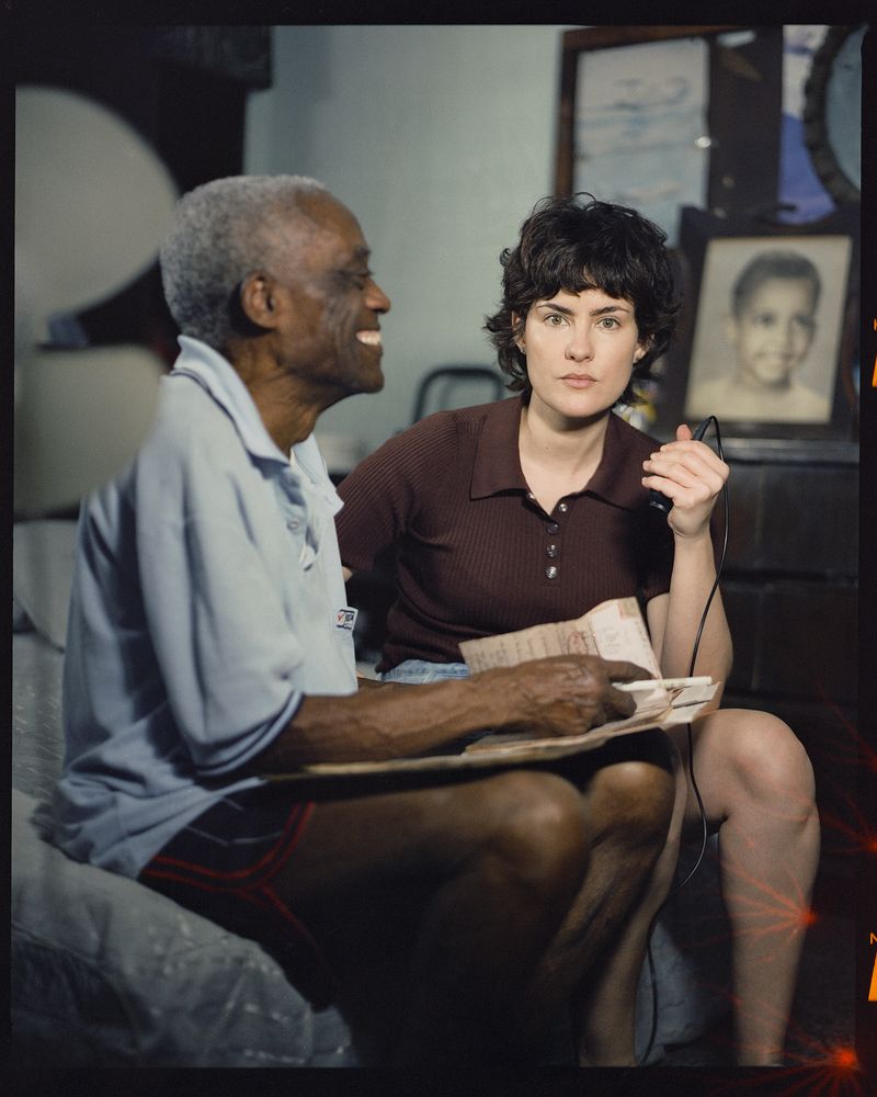 © Moník Molinet - Listening to my grandfather Adalberto's notes to not forget