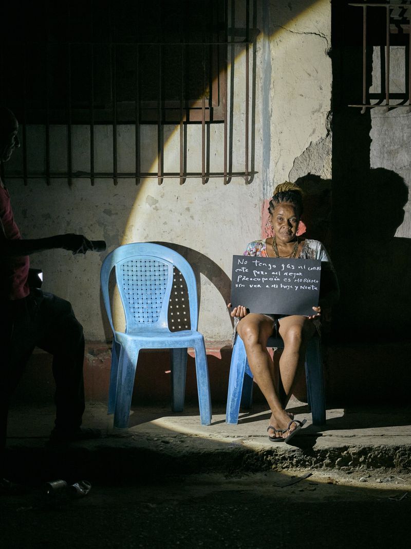 © Moník Molinet - I have no electricity or gas, but my greatest fear is dying without seeing my daughter and my granddaughter.