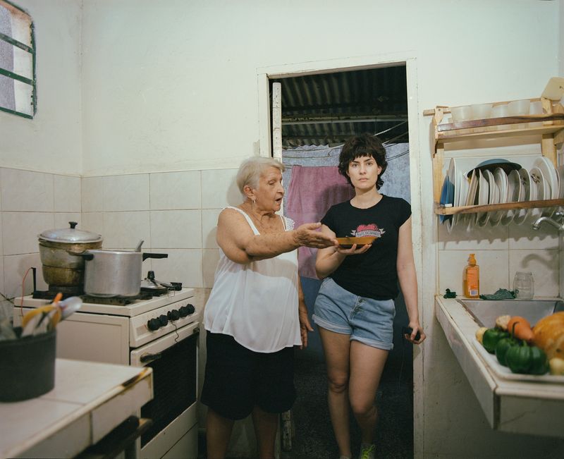 © Moník Molinet - Trying my grandmother's Tania D. beans.