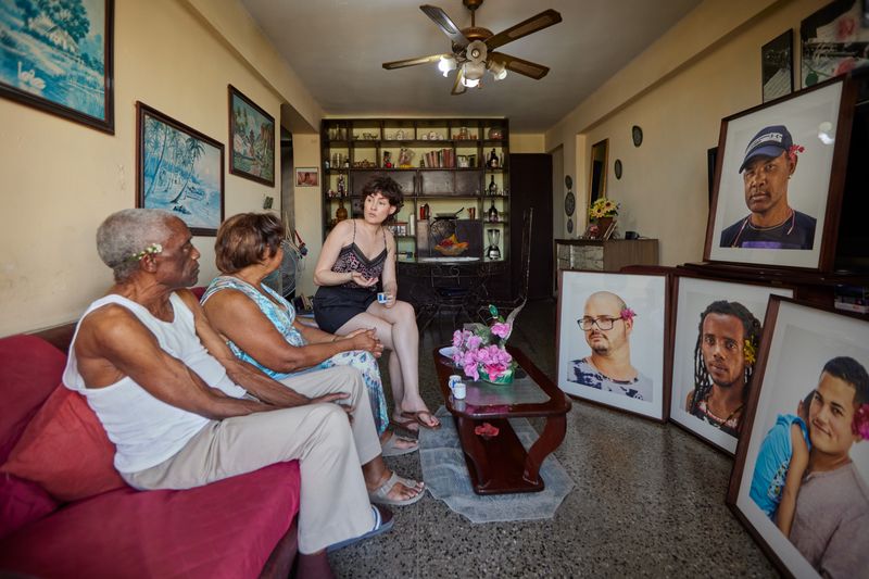© Moník Molinet - Sharing with my grandmother Estela and my grandfather Adalberto works from my lastexhibition in Havana, “Masculinities”