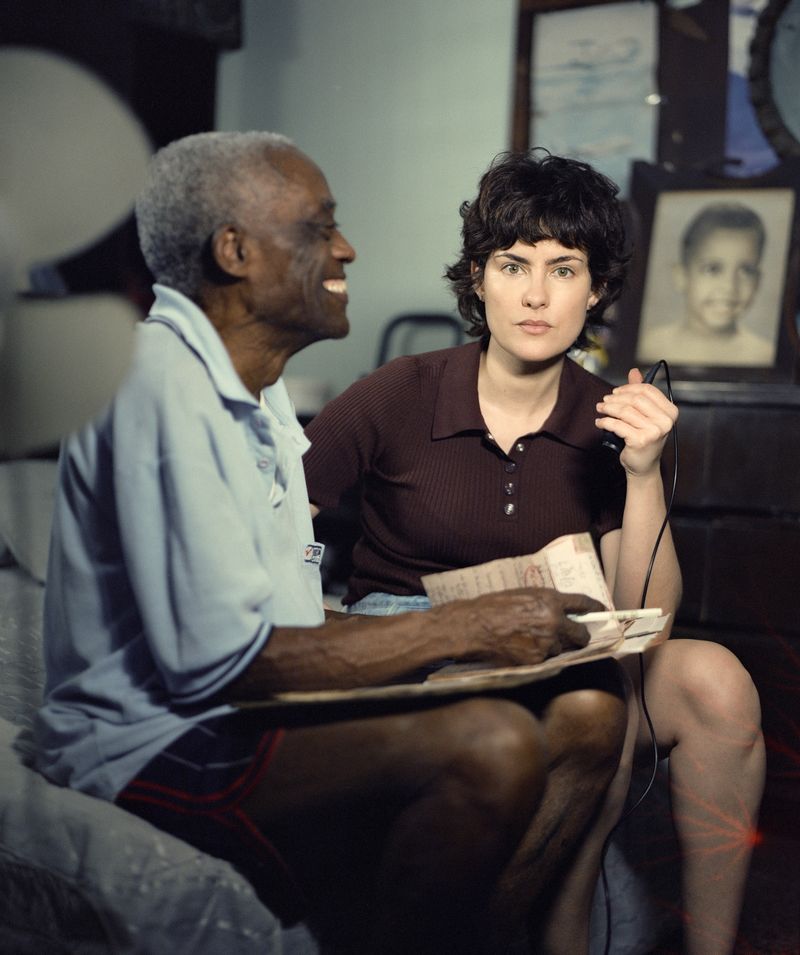 © Moník Molinet - Listening to my grandfather Adalberto's notes to not forget