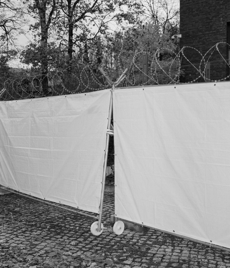 © Max Ferdinand Langer - Security fence in front of the headquarter of the German criminal police in Berlin