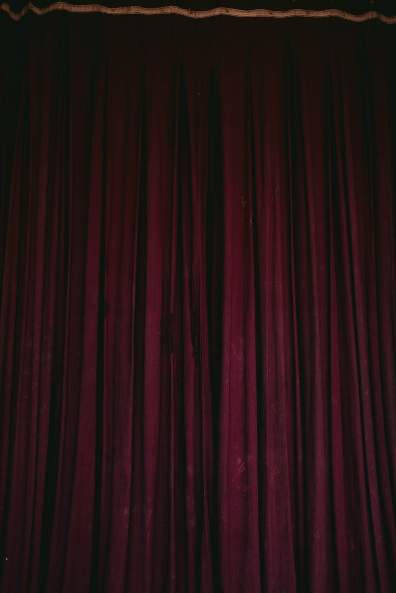 © Balaji Maheshwar - Curtain inside a cinema hall that was shut down