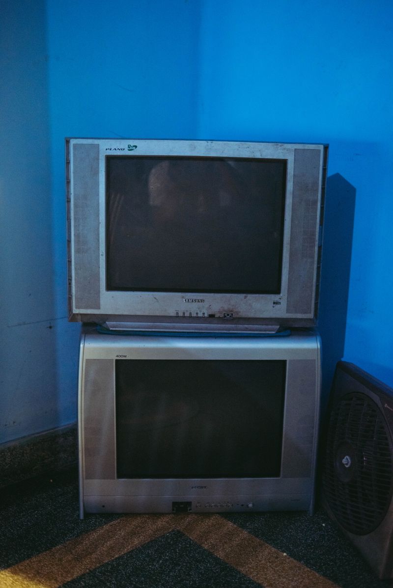 © Balaji Maheshwar - My father repairs tv and has kept it one above the other. His room was filled with TV at some point.