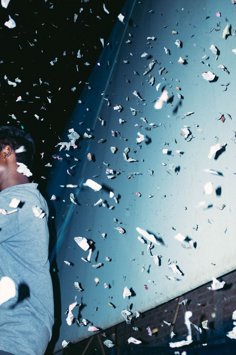 © Balaji Maheshwar - Confetti thrown during the release of a film