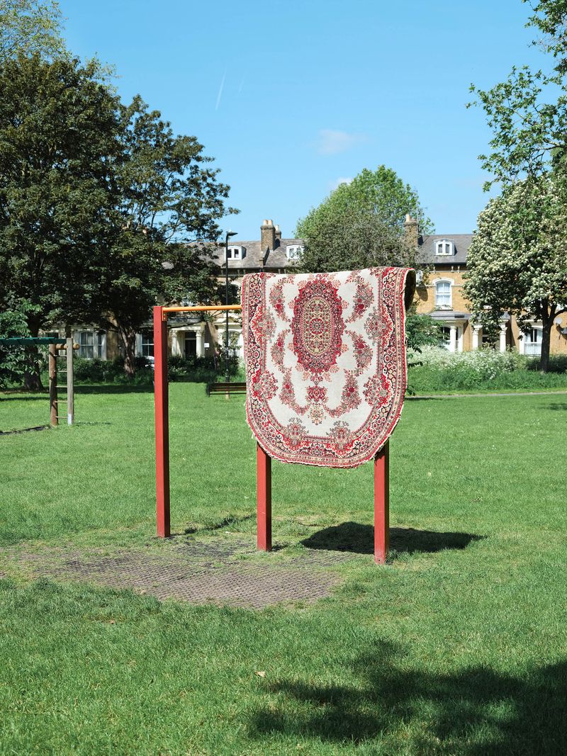 © Varvara Uhlik - Carpet Beating Yard. A meeting point for neighbours to beat out their carpets.