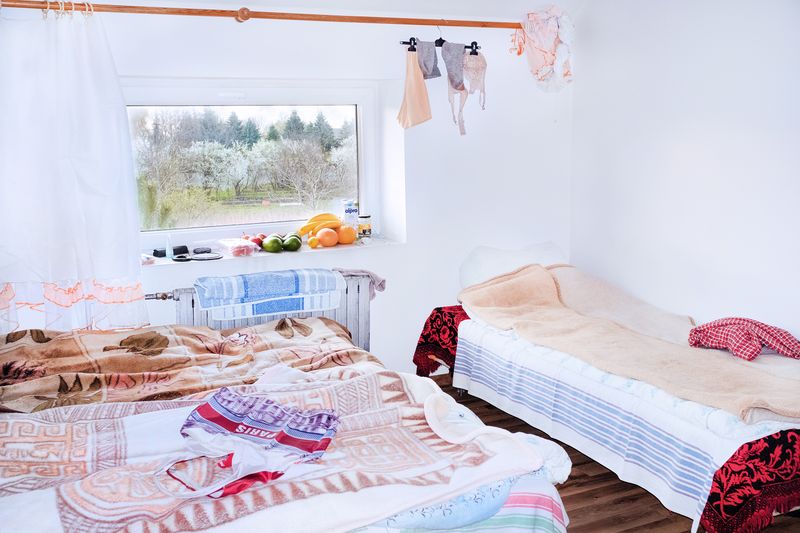 © Varvara Uhlik - A Room In Poland, Where My Mom and Aunt Were Refuging Since The Russian Full Scale Invasion.