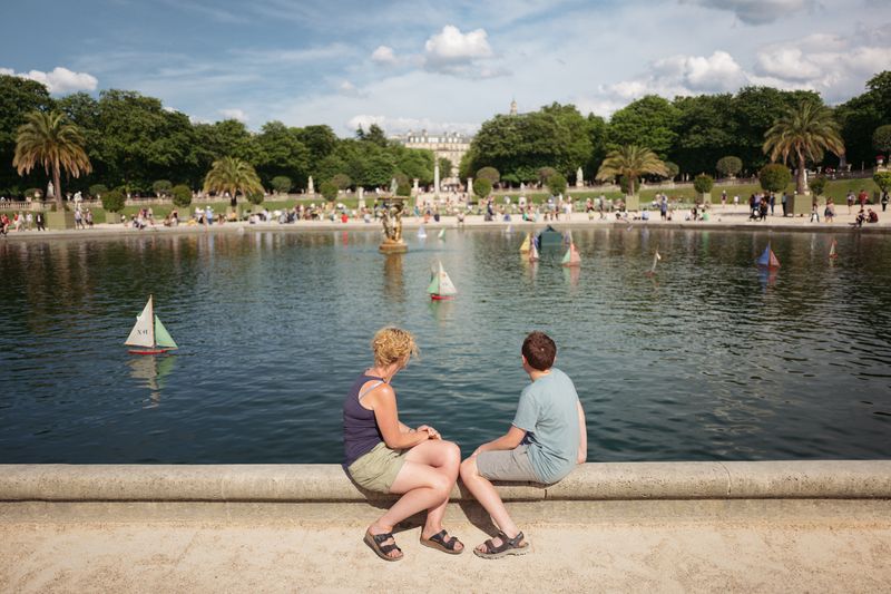 © Emil Gataullin - Pool at the Luxembourg Gardens, Paris, France, 2018.