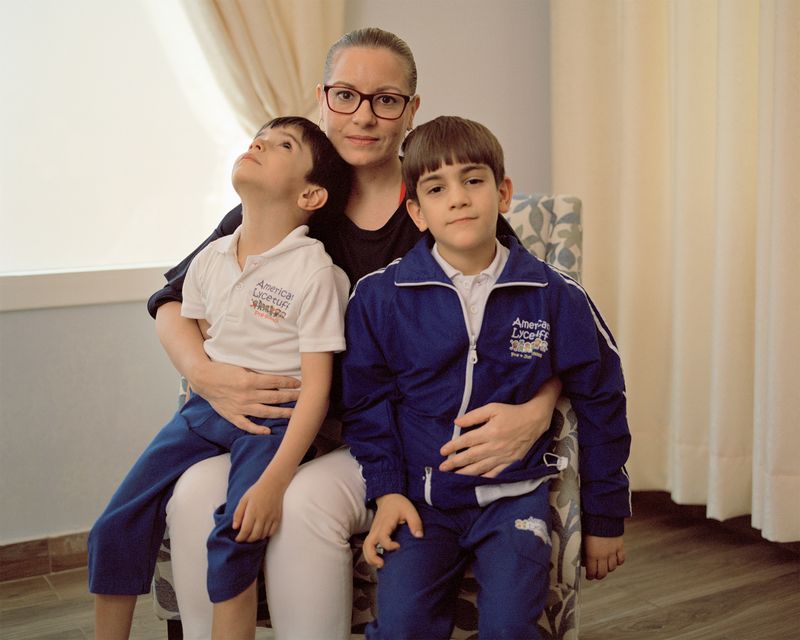 © Josh Adam Jones - Aather, Kody & Samy in their home, 2019.