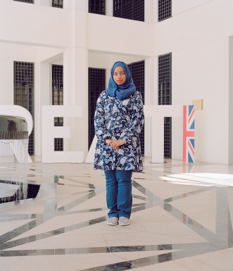 © Josh Adam Jones - Israa at the British Embassy, 2018.