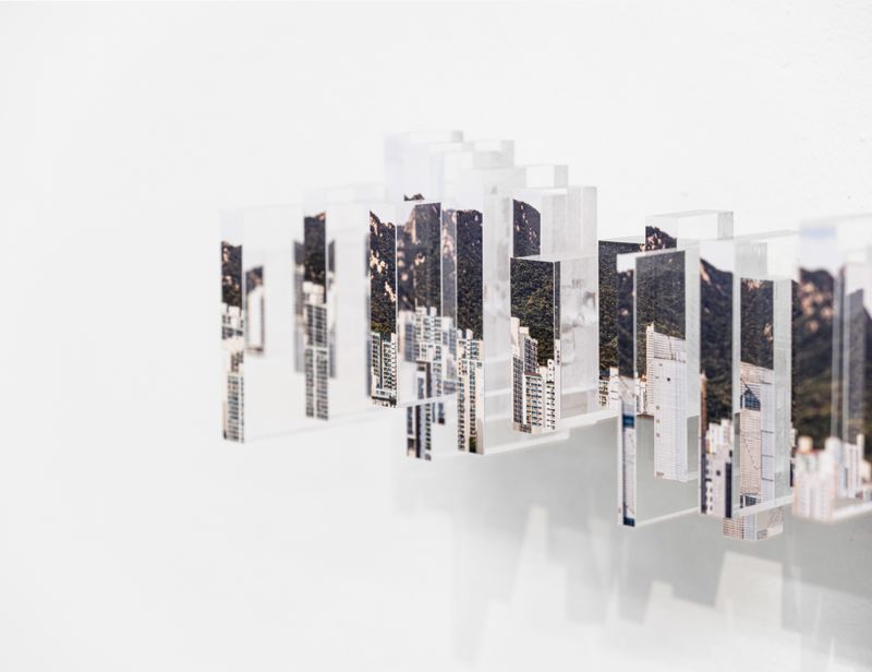 © JAEYONG CHO - Approaching Prospect, Mt. Bukhansan from Donam-dong, Seoul, 2024, (Side View)