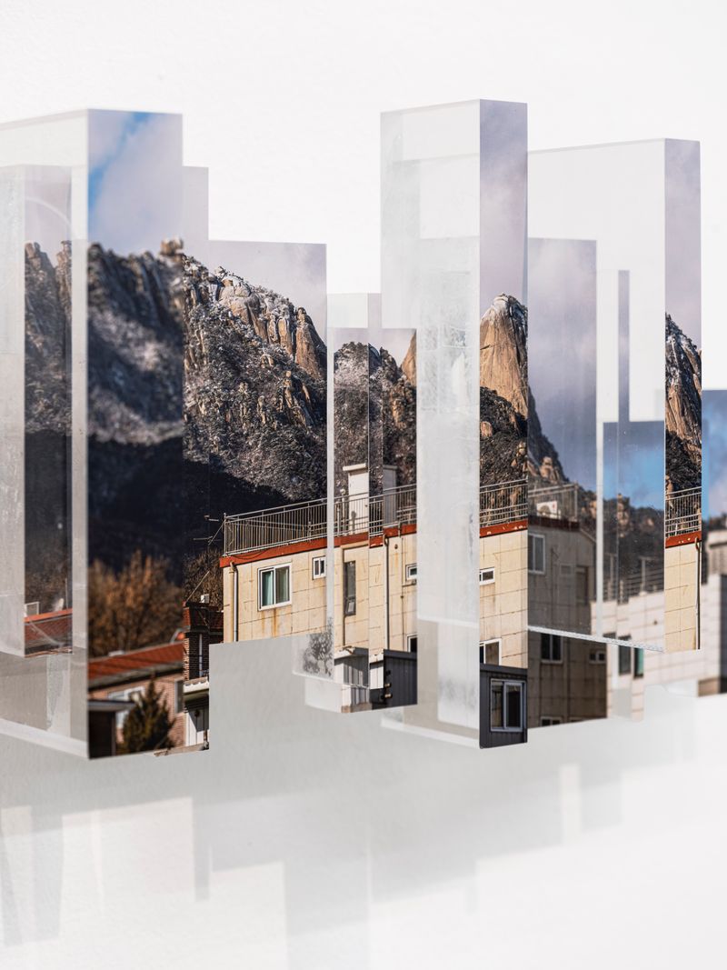 © JAEYONG CHO - Approaching Prospect, Mt. Bukhansan from Dobong-gu, Seoul, 2024, (Detail View)