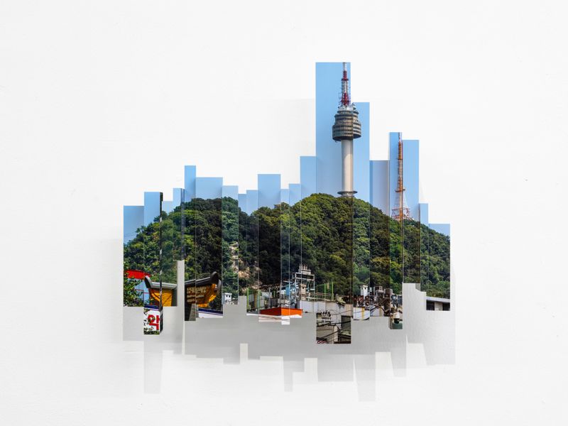 © JAEYONG CHO - Approaching Prospect, Mt. Namsan, Jung-gu, Seoul, 2023, (Front View)