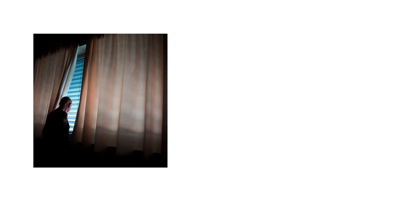 © Sara Munari - 7. My father, in the hospital, for a check. Medical and neuropsychiatric checks are regular, after surgery