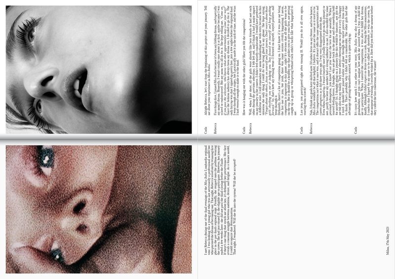 © Carla Rossi - Documentation from Book. Layout shoots and interview with Rebecca