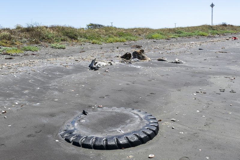 © Christian Creixell - One of the objects left by the 2010 tsunami at Talcahuano beach