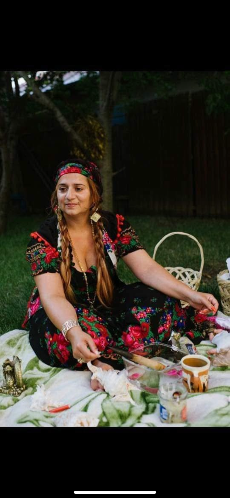 © The most powerful witch from Romania Vanessa - Image from the The Legacy of the Witch photography project