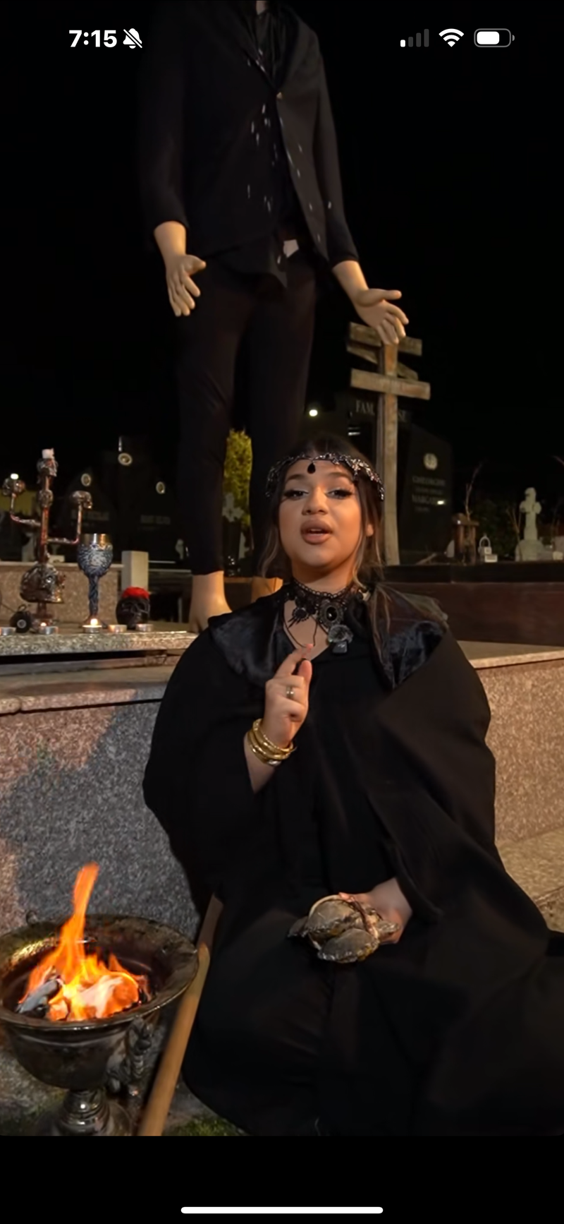 © The most powerful witch from Romania Vanessa - Image from the The Legacy of the Witch photography project