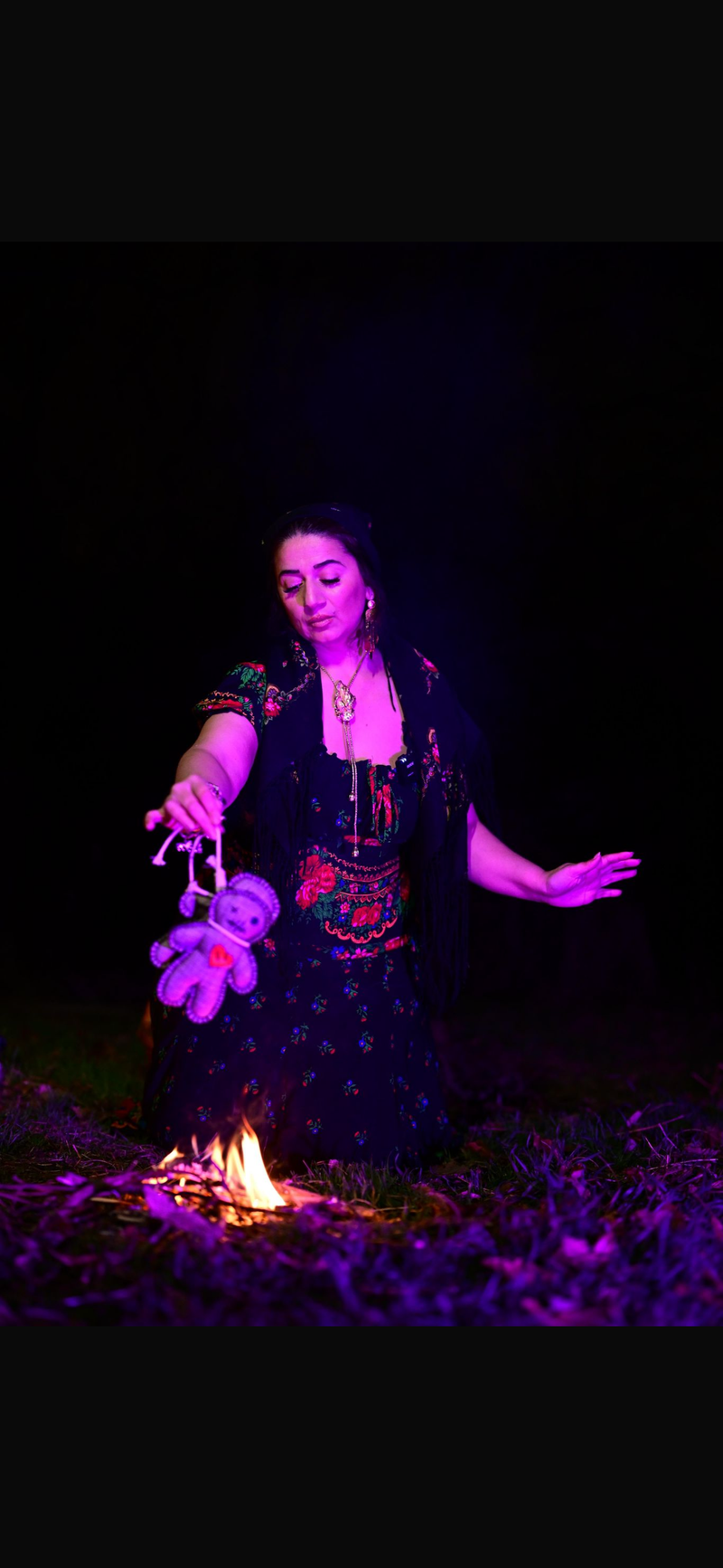 © The most powerful witch from Romania Vanessa - Image from the The Legacy of the Witch photography project