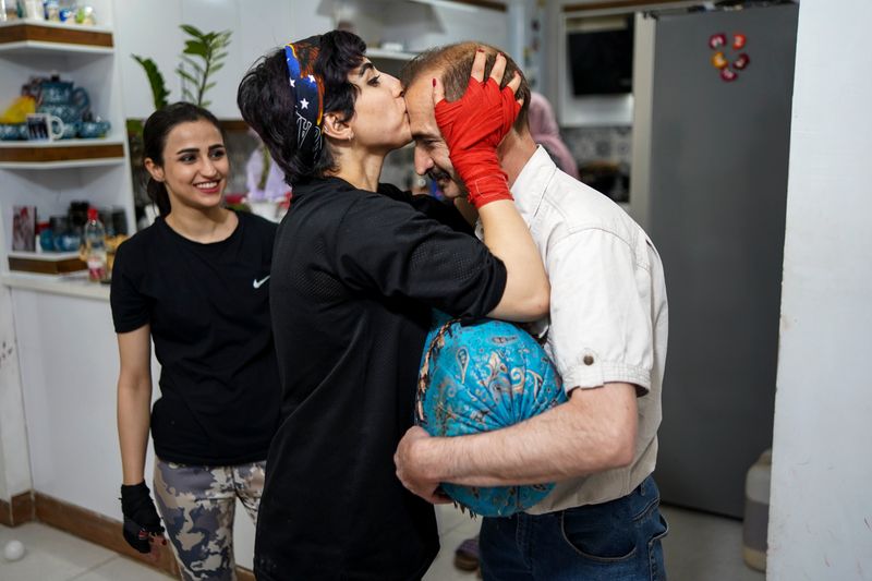 © Ali Rad - Hanieh's father has always been supportive and encouraging, and she is deeply grateful to him.