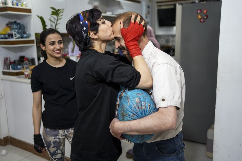 © Ali Rad - Hanieh's father has always been supportive and encouraging, and she is deeply grateful to him.