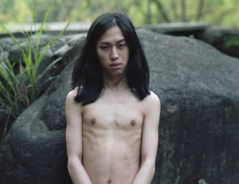 © Bowei Yang - Liu and his hair by the spring, Hangzhou, China, 2017.