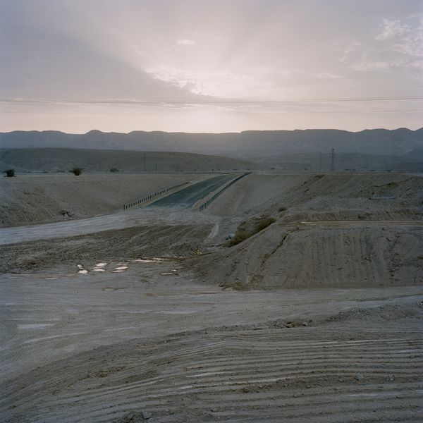 © Demetris Koilalous - Nr Yotvata, road under construction in the desert