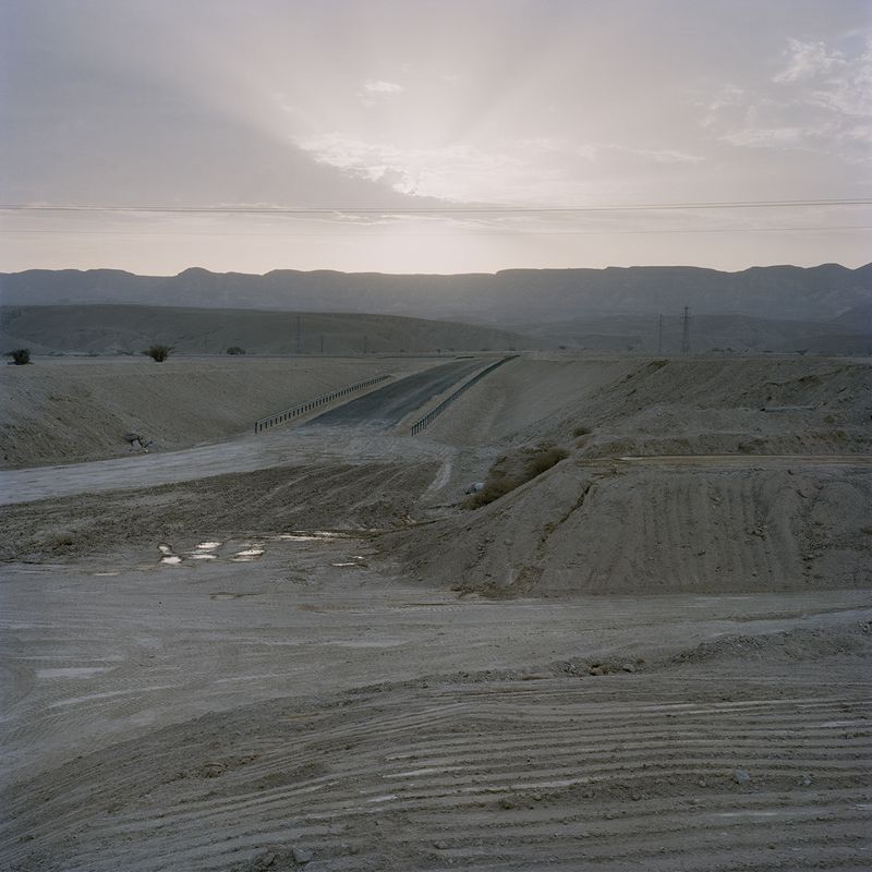 © Demetris Koilalous - Nr Yotvata, road under construction in the desert