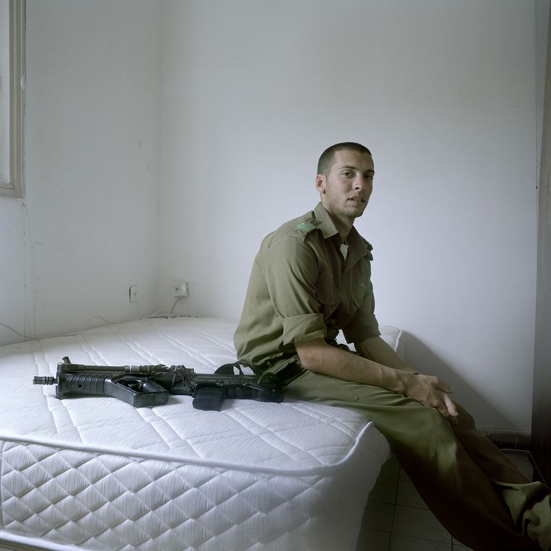 © Demetris Koilalous - Tel Aviv; young soldier in his new home
