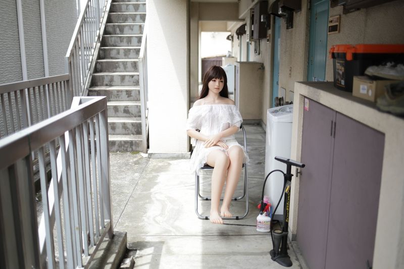 © Taro Karibe - Love Doll 'Saori' at the apartment of its owner Senji Nakajima on June 4, 2016 in Tokyo, Japan.